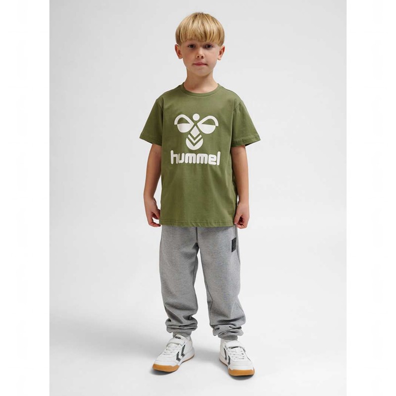 Hummel Tres S/S T-shirt Barn Olivgröna | 509120-422