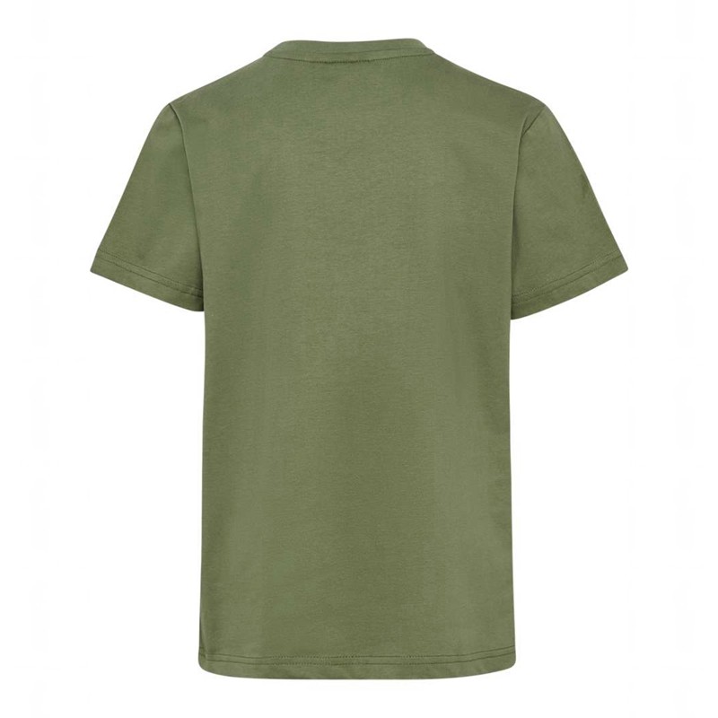 Hummel Tres S/S T-shirt Barn Olivgröna | 509120-422