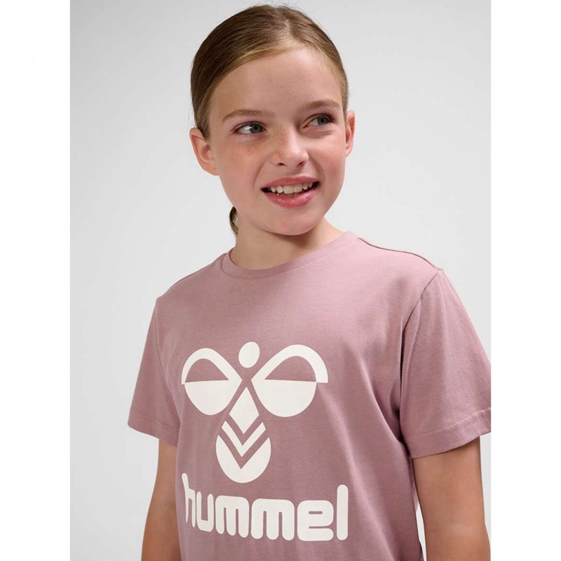 Hummel Tres S/S T-shirt Barn Rosa | 552477-916