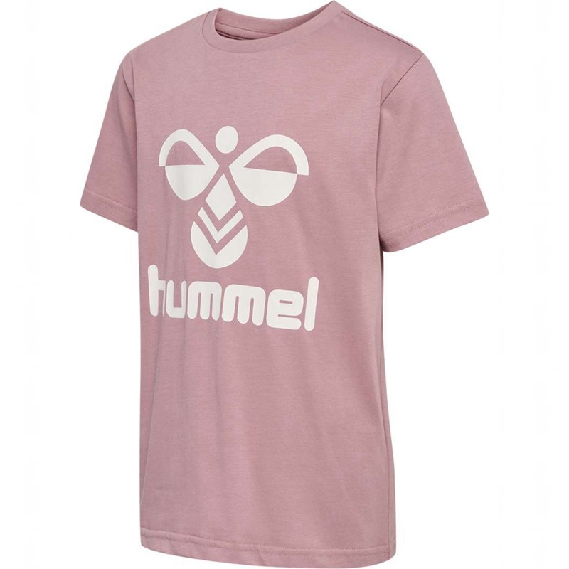 Hummel Tres S/S T-shirt Barn Rosa | 552477-916