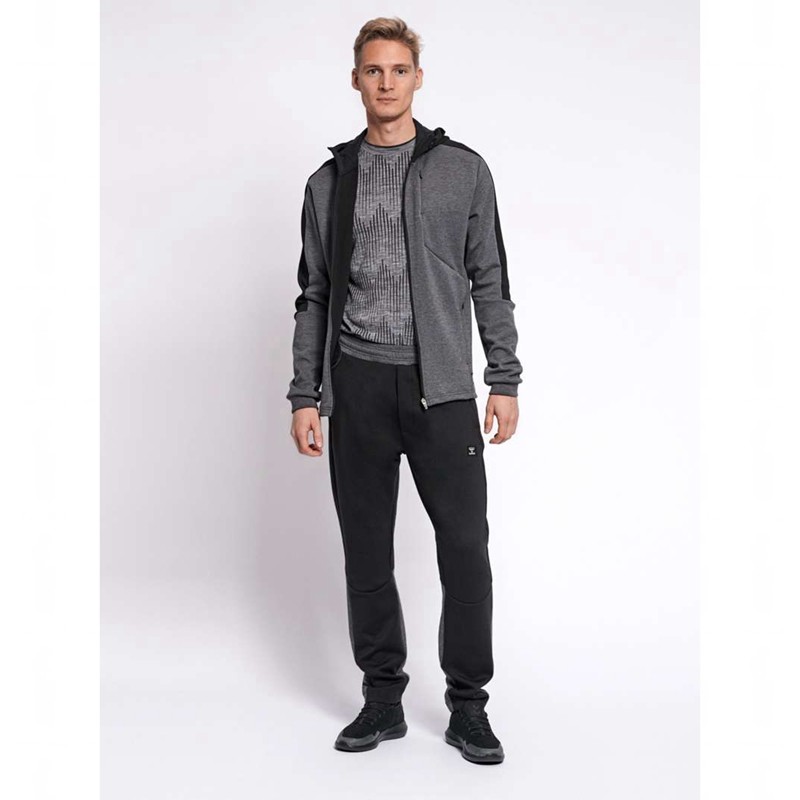 Hummel Tropper Tapered Byxor Herr Svarta | 911401-423