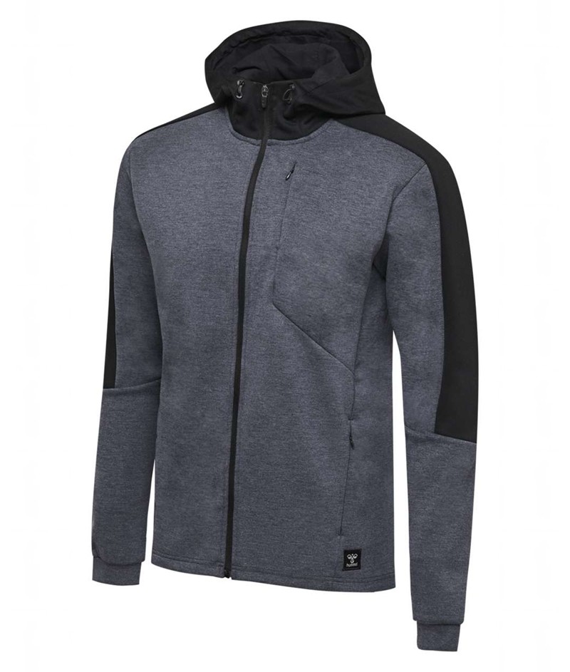 Hummel Tropper Zip Hoodie Herr Svarta | 833098-910
