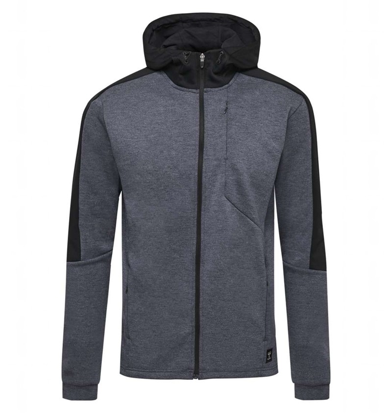 Hummel Tropper Zip Hoodie Herr Svarta | 833098-910