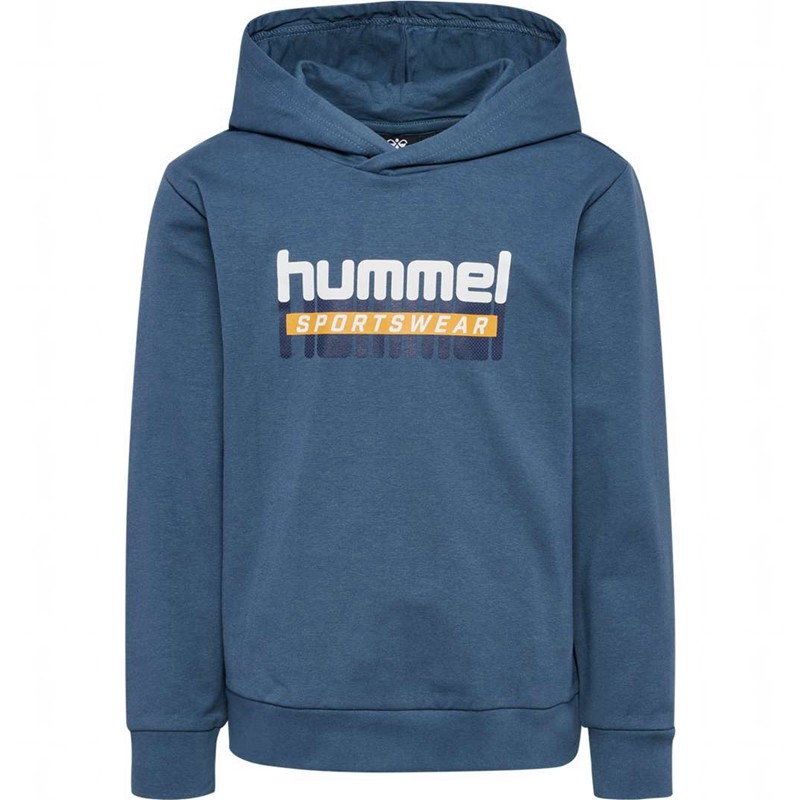 Hummel Tukas Hoodie Barn Blå | 432858-582