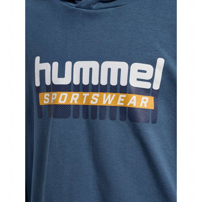 Hummel Tukas Hoodie Barn Blå | 432858-582