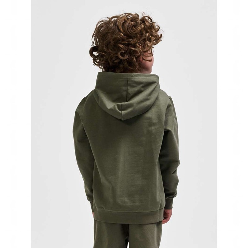 Hummel Tukas Hoodie Barn Olivgröna | 597351-999