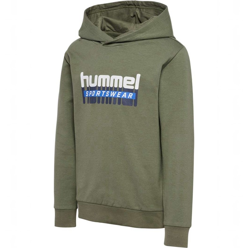 Hummel Tukas Hoodie Barn Olivgröna | 597351-999