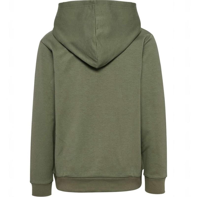 Hummel Tukas Hoodie Barn Olivgröna | 597351-999