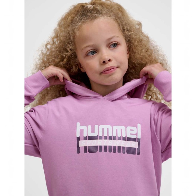 Hummel Tukas Hoodie Barn Rosa | 682761-745