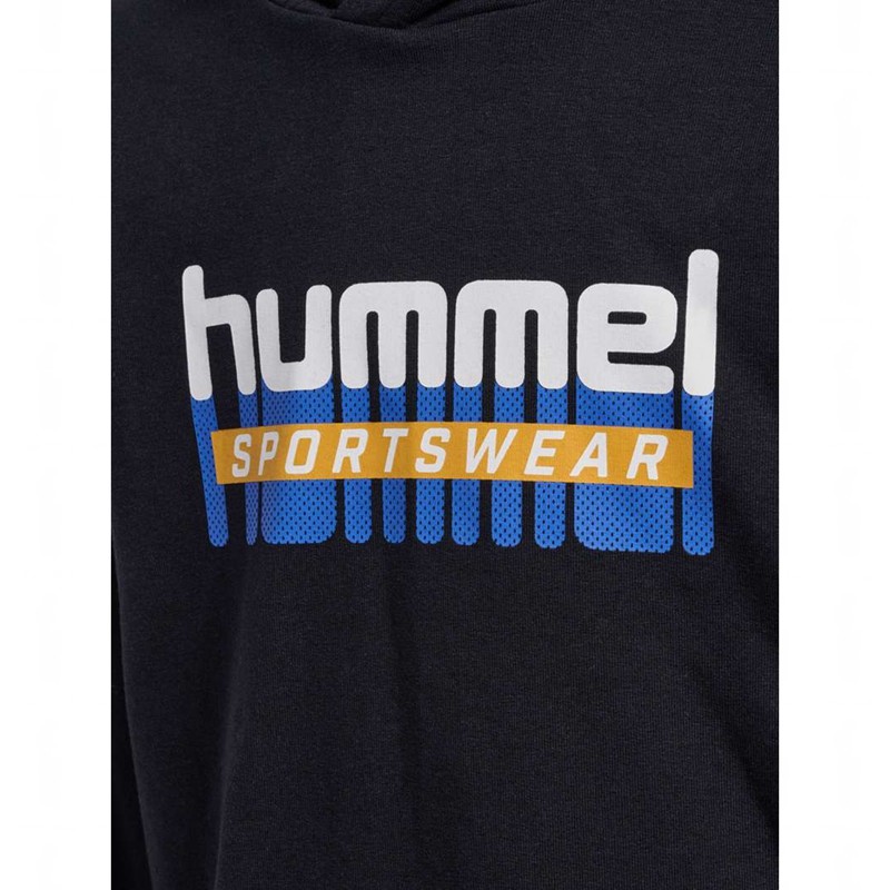 Hummel Tukas Hoodie Barn Svarta | 418671-976