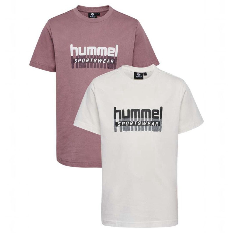 Hummel Tukas S/S 2-pack Jackor Barn Vita | 319136-654