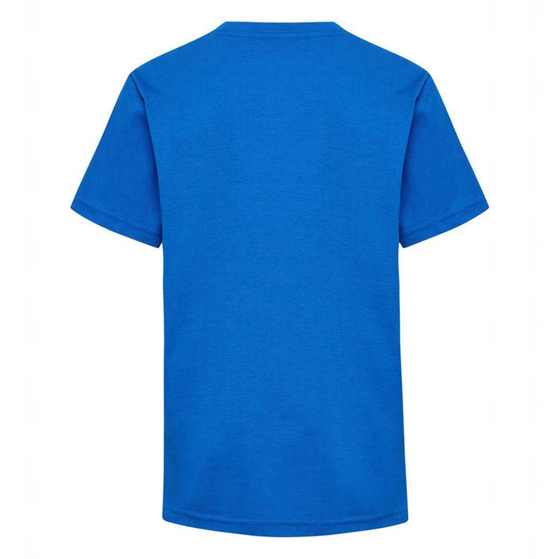 Hummel Tukas S/S T-shirt Barn Blå | 753635-987