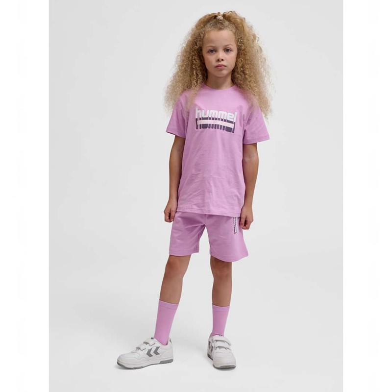 Hummel Tukas S/S T-shirt Barn Rosa | 413667-123