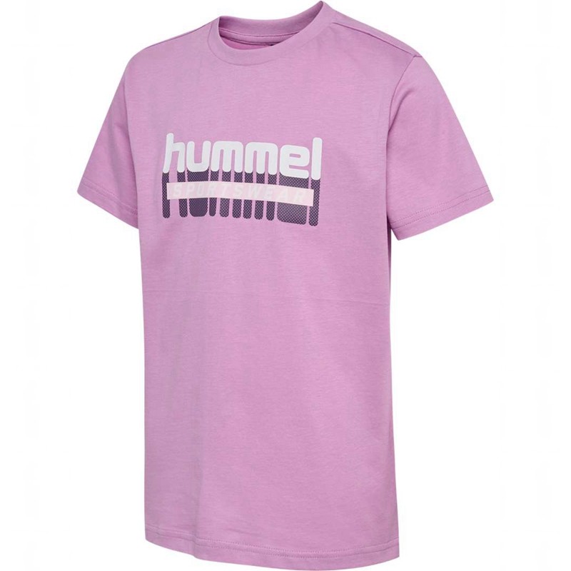 Hummel Tukas S/S T-shirt Barn Rosa | 413667-123