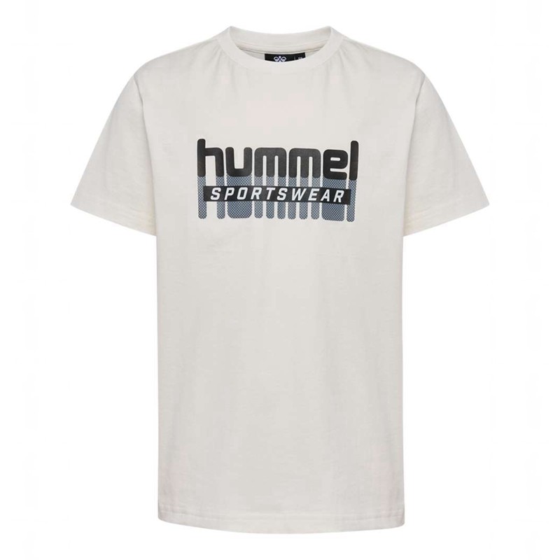 Hummel Tukas S/S T-shirt Barn Vita | 258501-263