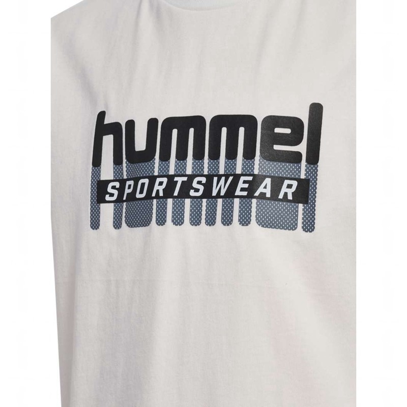 Hummel Tukas S/S T-shirt Barn Vita | 258501-263