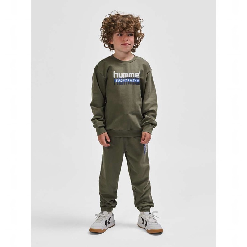 Hummel Tukas Tröjor Barn Olivgröna | 740756-156
