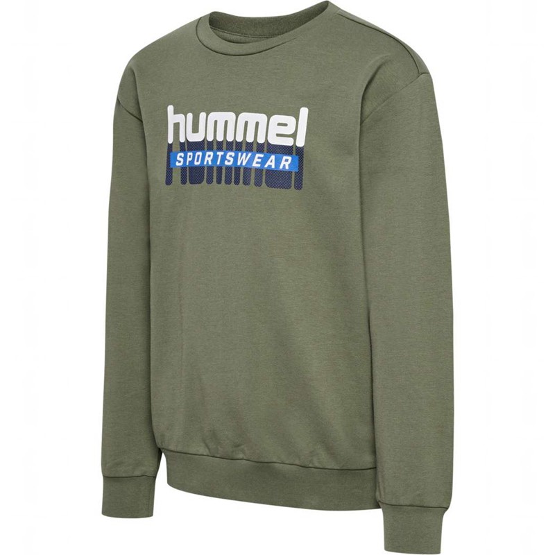 Hummel Tukas Tröjor Barn Olivgröna | 740756-156