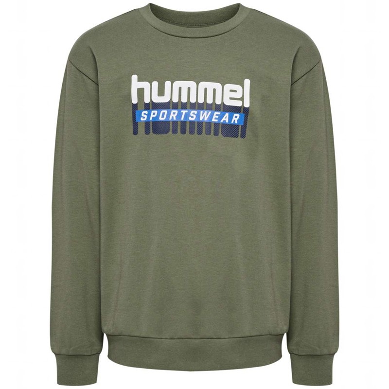 Hummel Tukas Tröjor Barn Olivgröna | 740756-156