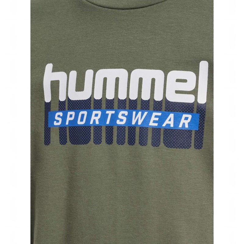Hummel Tukas Tröjor Barn Olivgröna | 740756-156