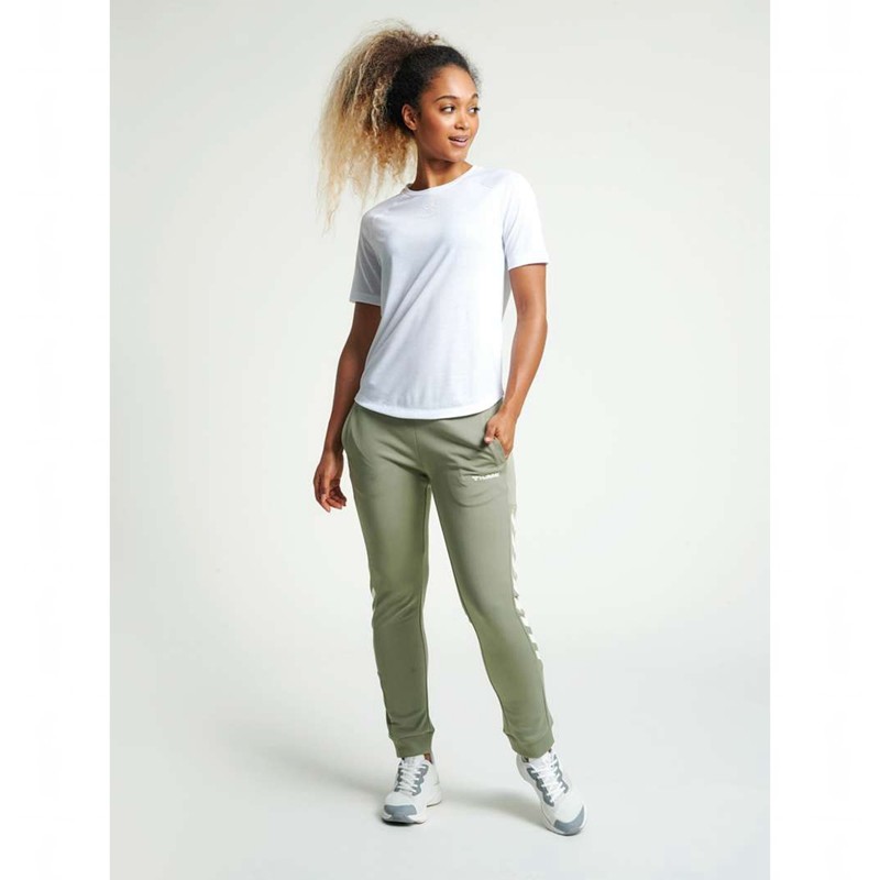 Hummel Vanja S/S T-shirt Dam Vita | 284203-559