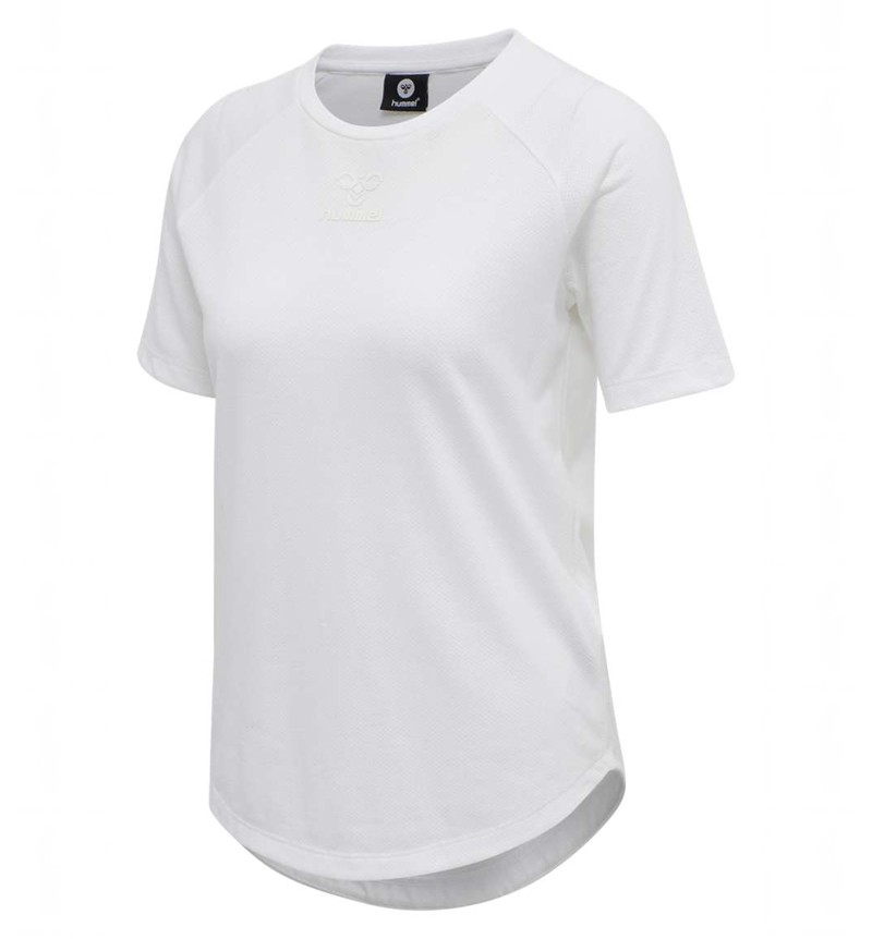 Hummel Vanja S/S T-shirt Dam Vita | 284203-559