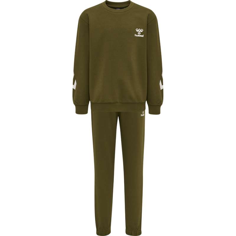 Hummel Venti Tracksuit Sportkläder Barn Olivgröna | 871869-208