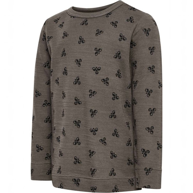 Hummel Vilmo Ls T-shirt Barn Bruna | 280966-513