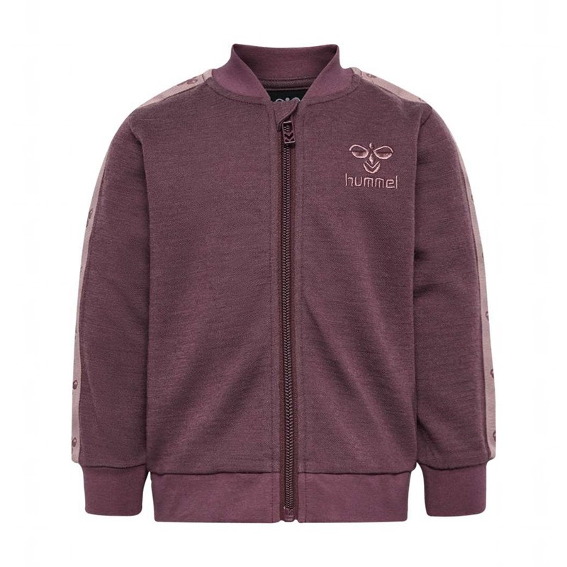 Hummel Wulbato Zip Jackor Barn Fuchsia | 615623-876