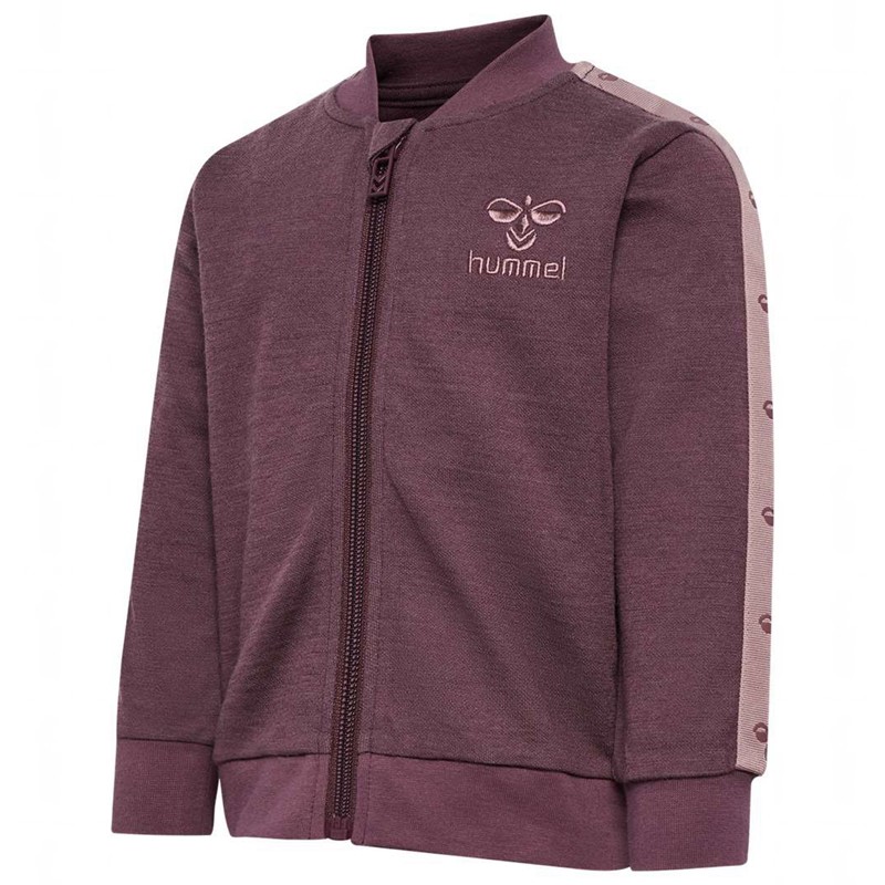 Hummel Wulbato Zip Jackor Barn Fuchsia | 615623-876