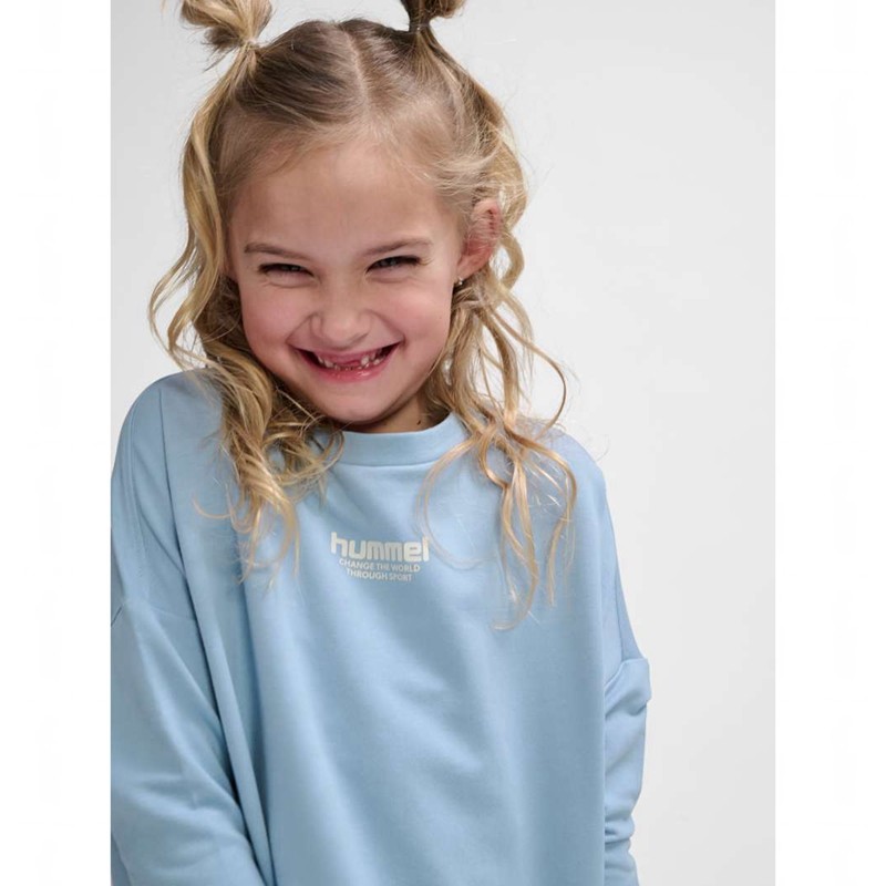 Hummel Zippi L/S Klänning Barn Blå | 329596-975