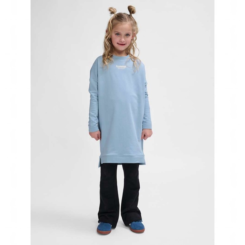 Hummel Zippi L/S Klänning Barn Blå | 329596-975