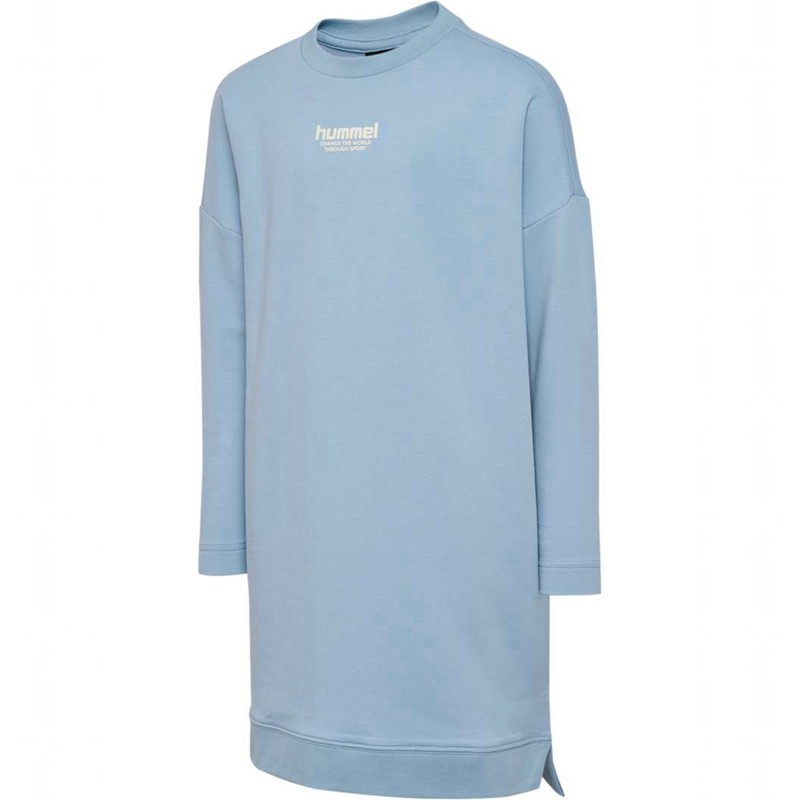 Hummel Zippi L/S Klänning Barn Blå | 329596-975