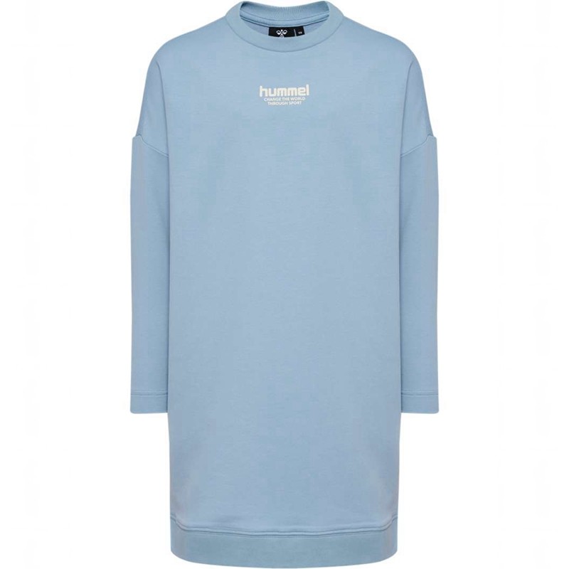 Hummel Zippi L/S Klänning Barn Blå | 329596-975