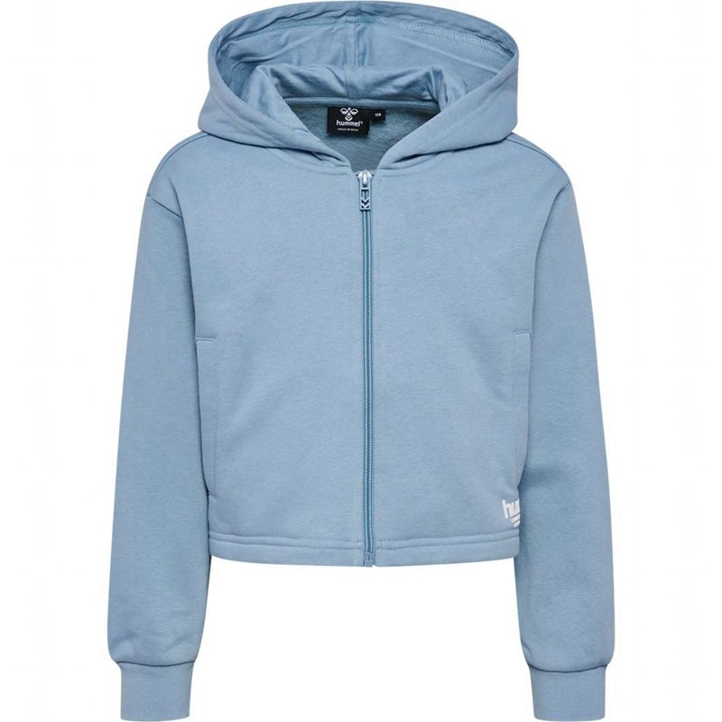 Hummel Zippi Zip Hoodie Barn Blå | 140898-052